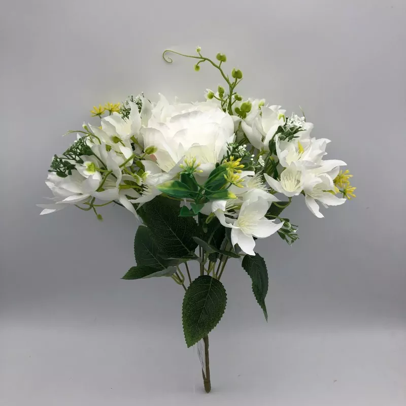 Flowers Bouquet Faux Peony с Лили